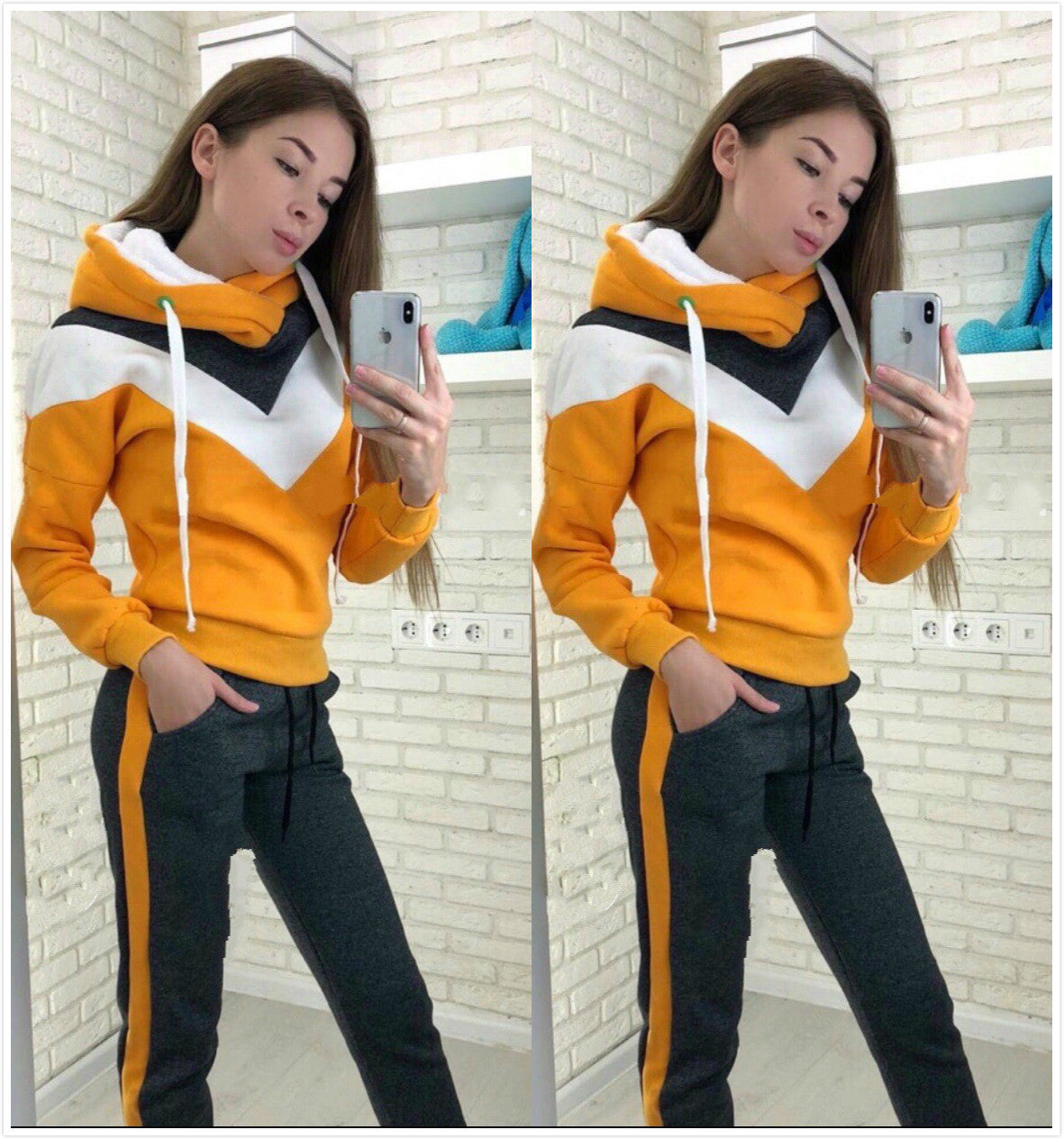 Women's new sports and leisure three-piece suit