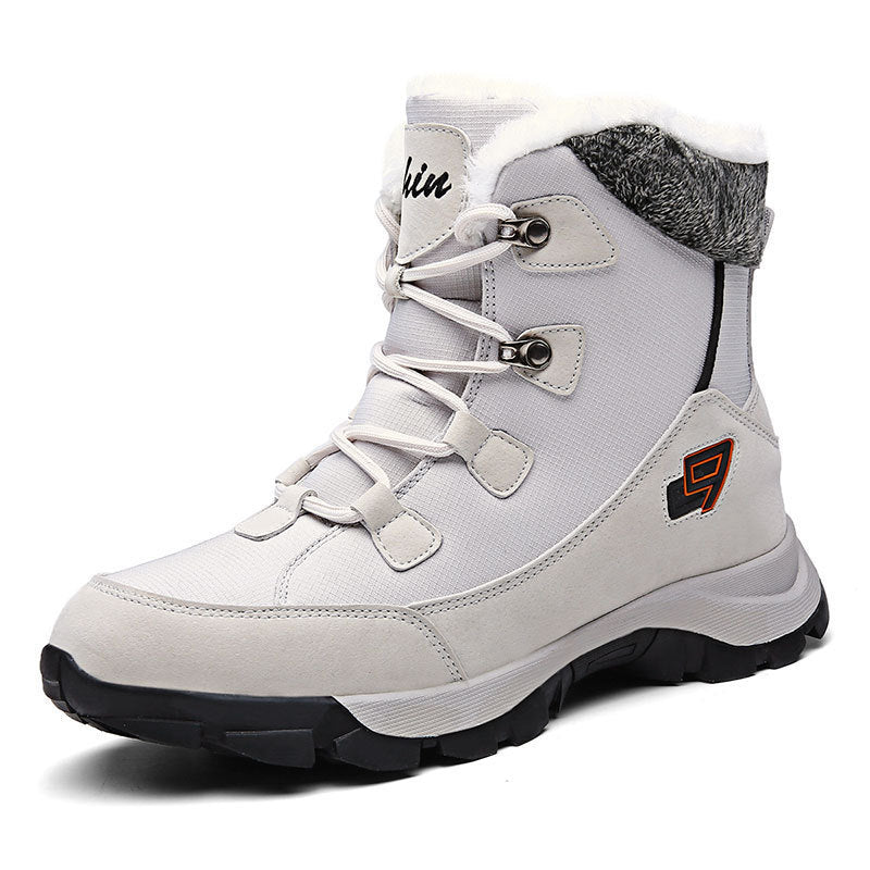Snow Boots Non-slip Plus Velvet Warm High-top Cotton Shoes