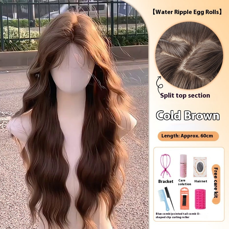Wig Female Full-head Wig Artificial Hair Natural Long Curly Hair