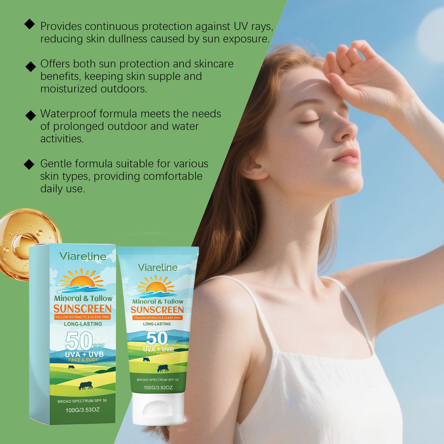 Gentle Nourishing Body & Skin Shea Butter Moisturizing Protective Cream