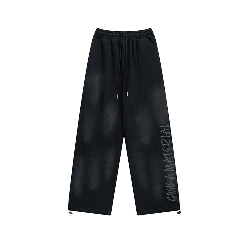 American Retro Pants High Street Graffiti Track Sweatpants