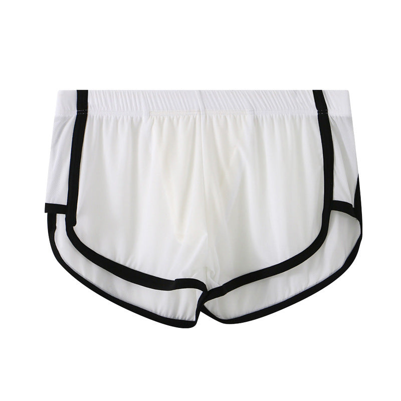 Men's Boxers Summer Ice Silk Ultra-thin Mesh Sports