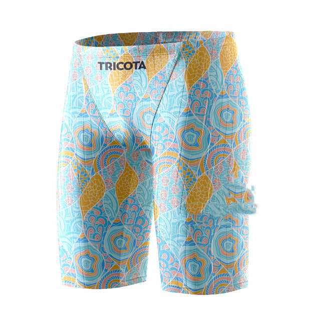 Men's Swimming Trunks Breathable Ice Silk Feeling Quick-dry Pants Swimming Equipment Summer 3D