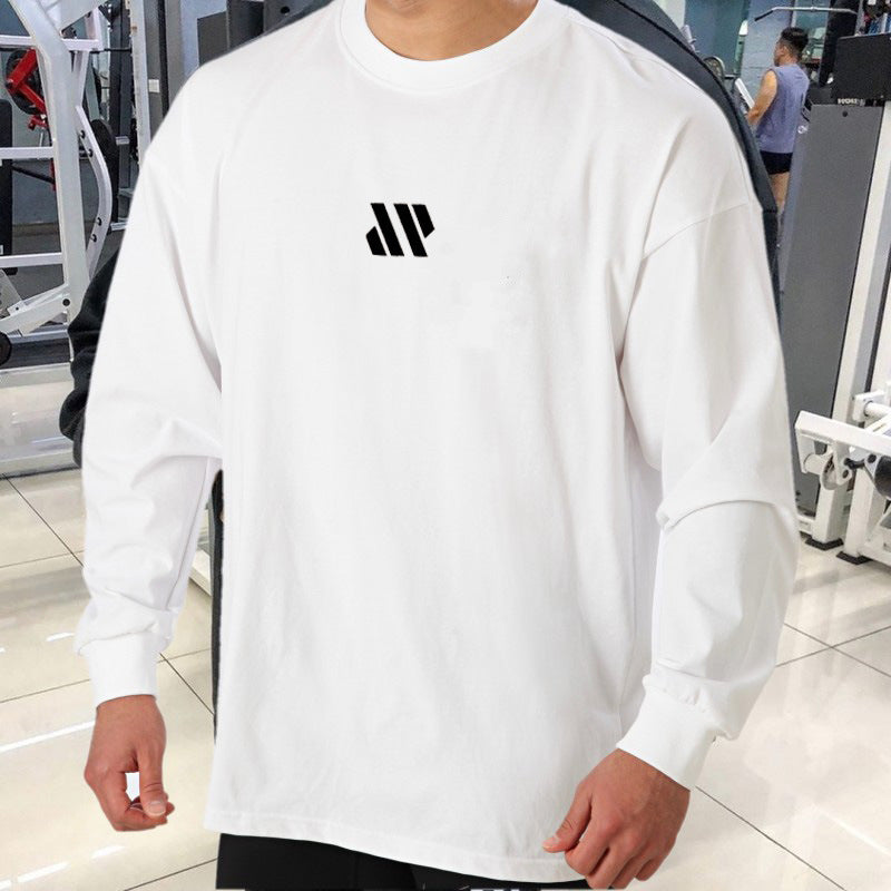 Fitness Exercise Leisure Training Loose Elastic Long Sleeve T-shirt