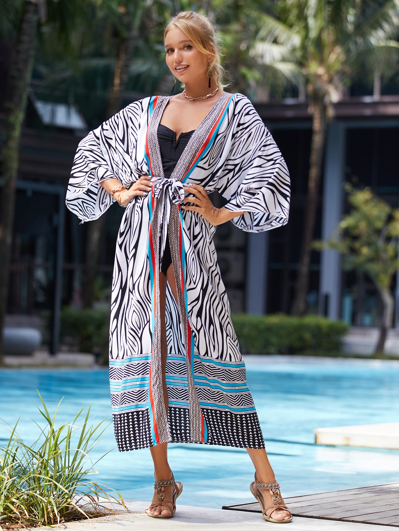 Sun Protection Cardigan Women's Swimsuit Bikini Cover-up