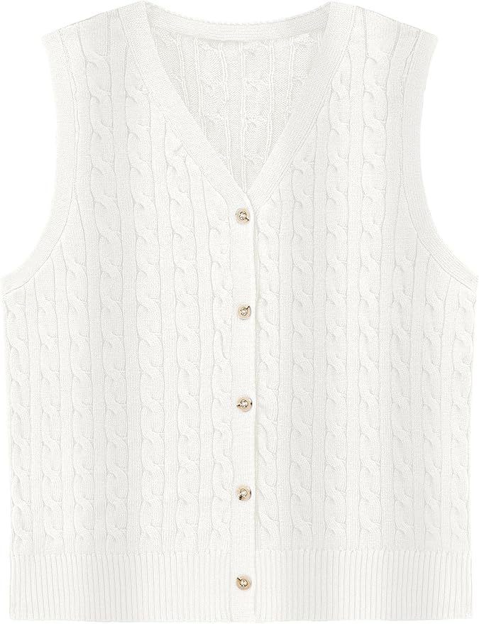 European And American Women's Fashion Sweater Vest Twisted Knitted Short
