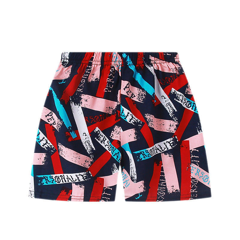 Children's New Summer Printed Shorts Lightweight Breathable