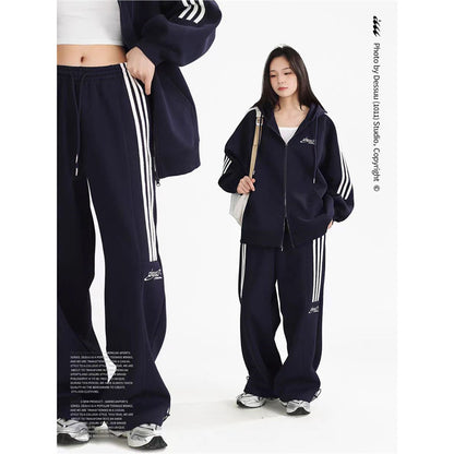 Hooded Sweater Korean Style Loose Slimming Two-piece Suit