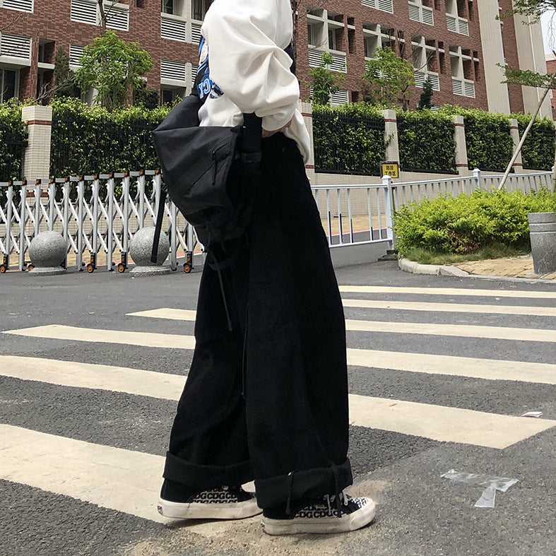 Men's Straight Loose Casual Wide Pants