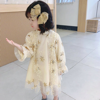 Girls' XINGX Cloak Princess Dress