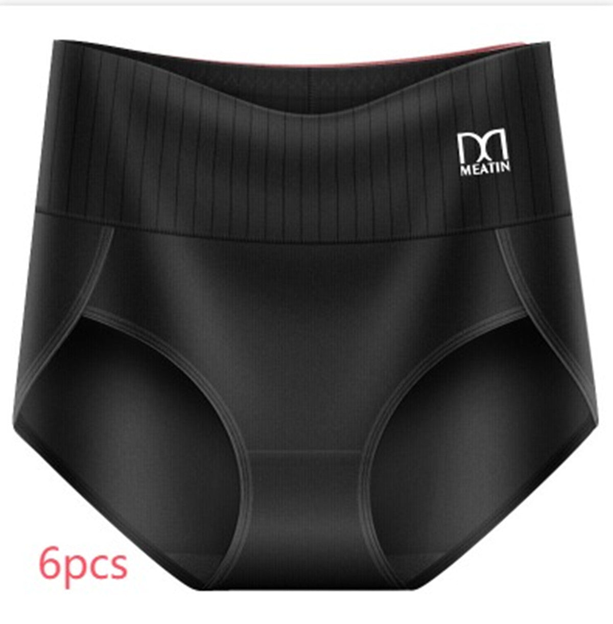 Silk Crotch Cotton Underwear Loose Trousers High Slit Women