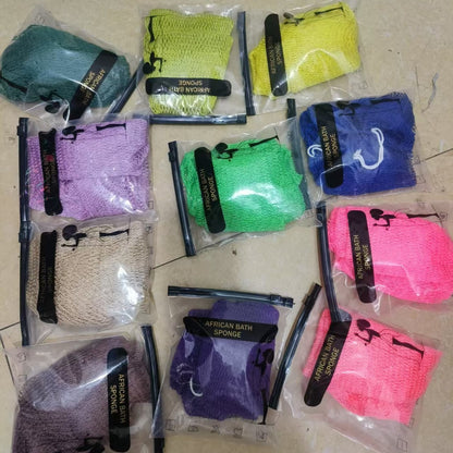 Exfoliating Sauna Net Bath Towel Back Rub Elastic