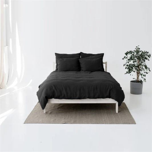 Minimalist Nordic Style Linen Four Piece Set
