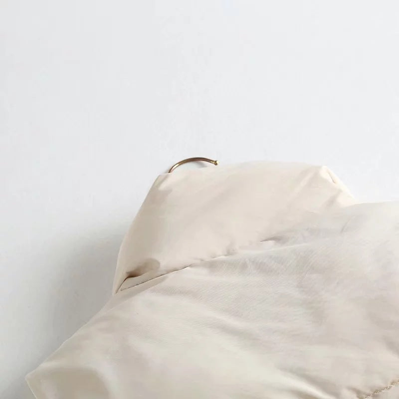 Mid-length Simple Waistcoat For Ladies