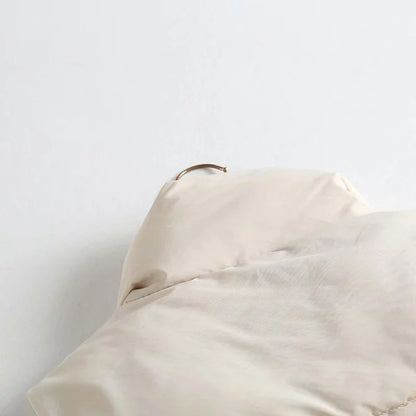 Mid-length Simple Waistcoat For Ladies