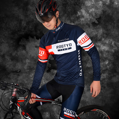 Men's And Women's Fashion Bicycle Long-sleeved Jersey Suit