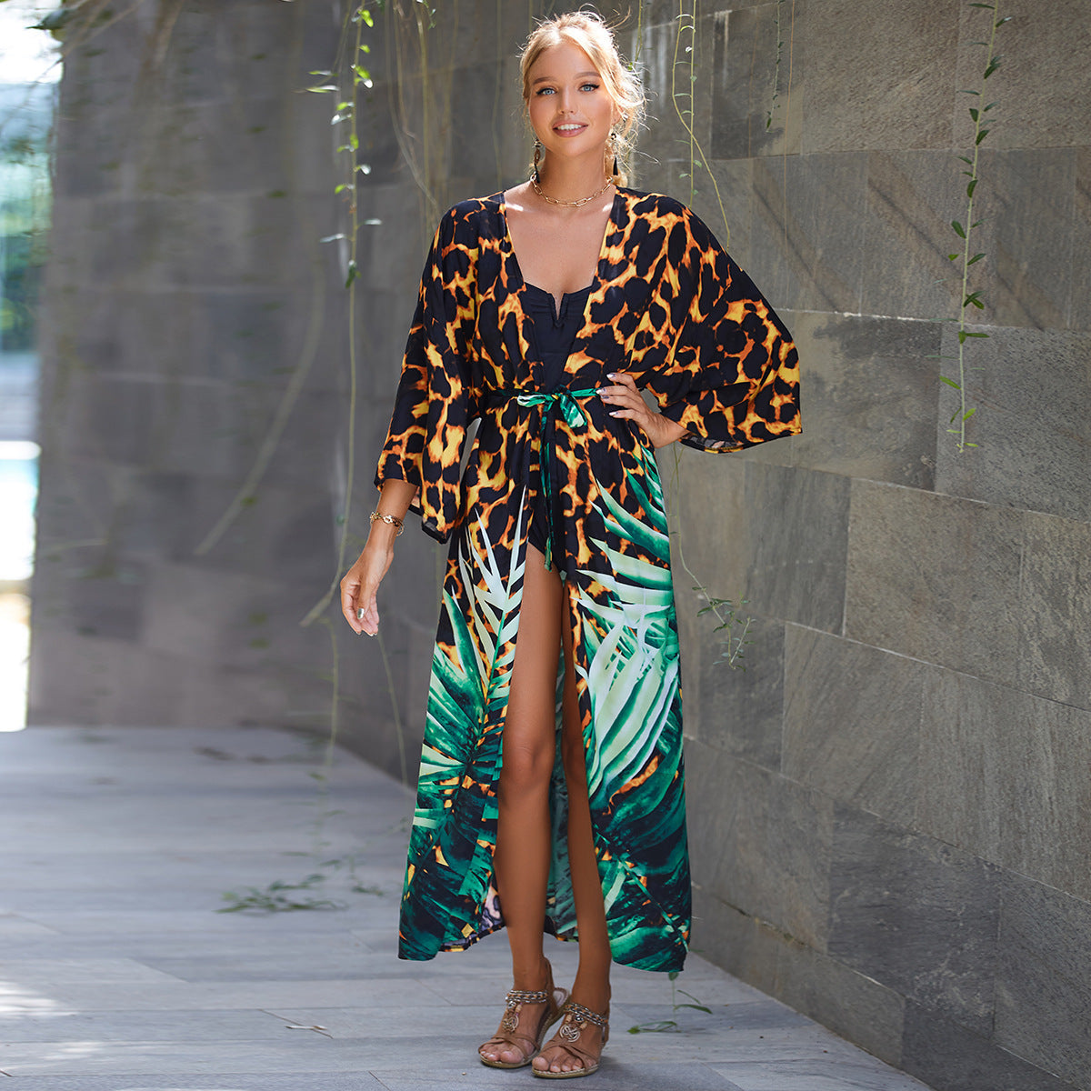 Sun Protection Cardigan Women's Swimsuit Bikini Cover-up