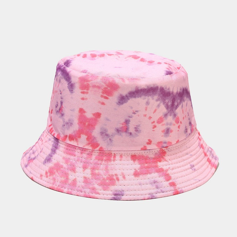 Summer Outdoor Tie-dyed Double-sided Sun Protection Hat