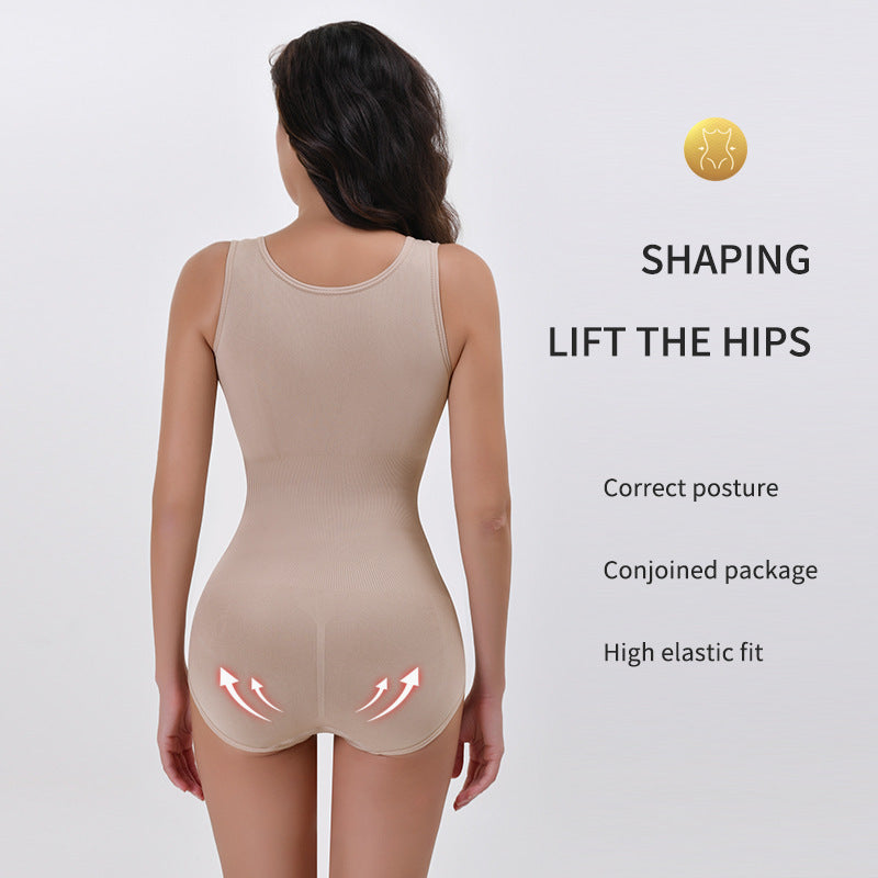 Women's Body Shaping Clothes Waist Slimming And Belly Contracting Hip Lifting Large Size
