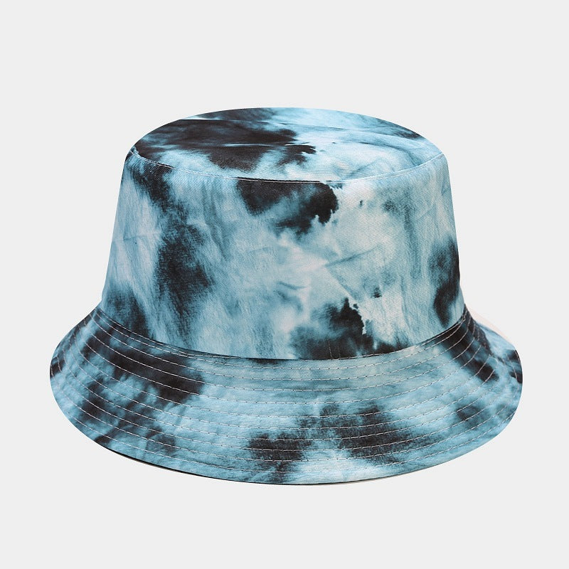 Summer Outdoor Tie-dyed Double-sided Sun Protection Hat