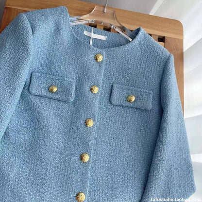 Fried Street Loose All-matching Graceful Socialite Coat