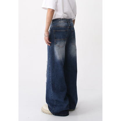 Fashionable Loose Fitting Wide Leg Jeans