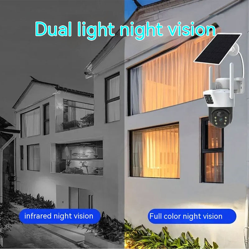 Solar Surveillance Camera Mobile Phone Remote HD Night Vision