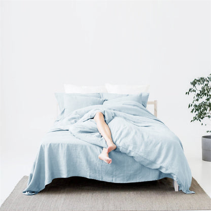 Minimalist Nordic Style Linen Four Piece Set