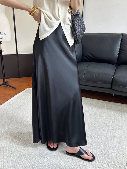 Fashion Personalized Satin Acetate Skirt For Women