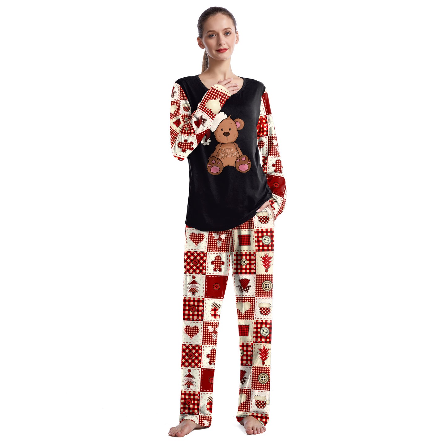 Men's And Women's Homewear Digital Couple Suit