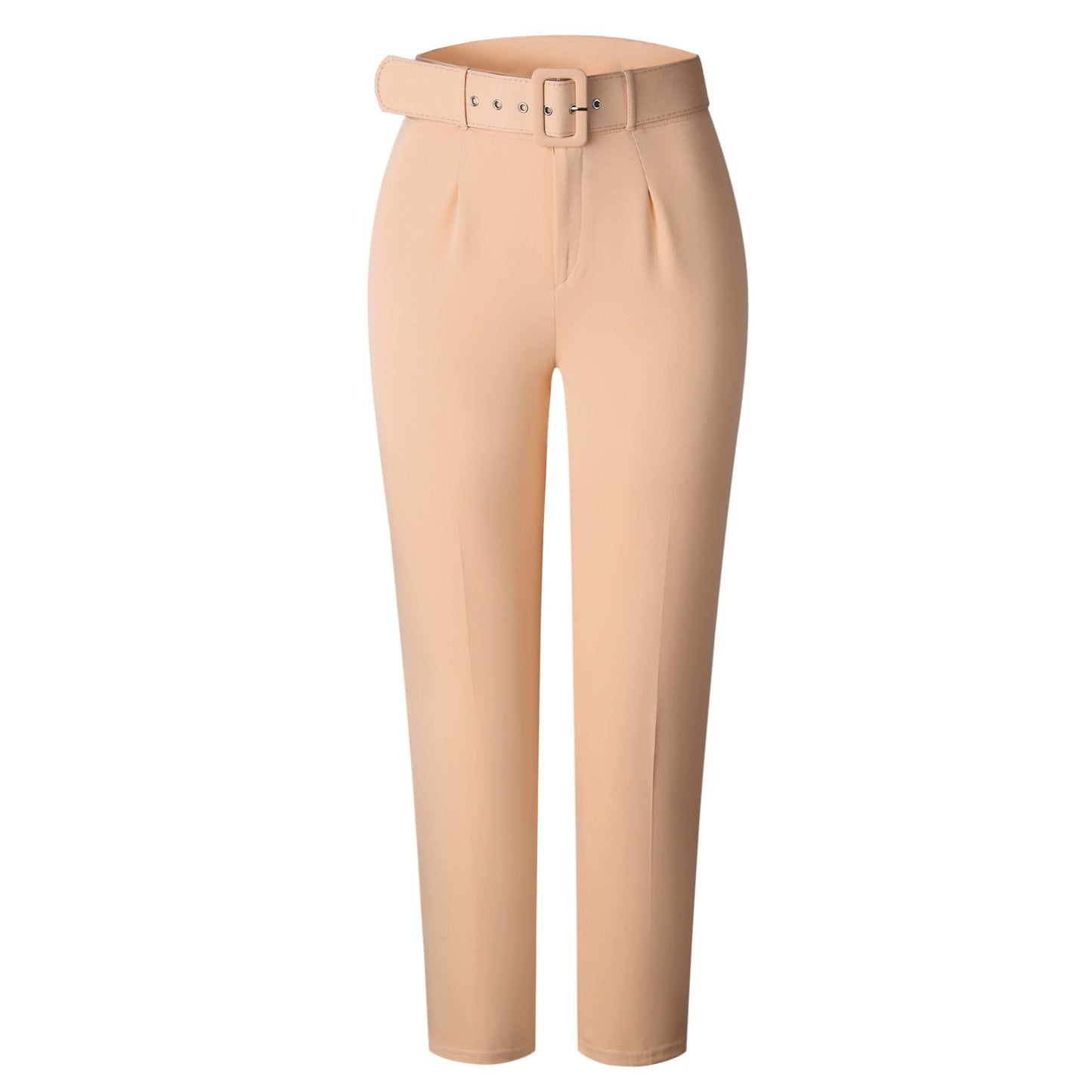 High waist casual trousers