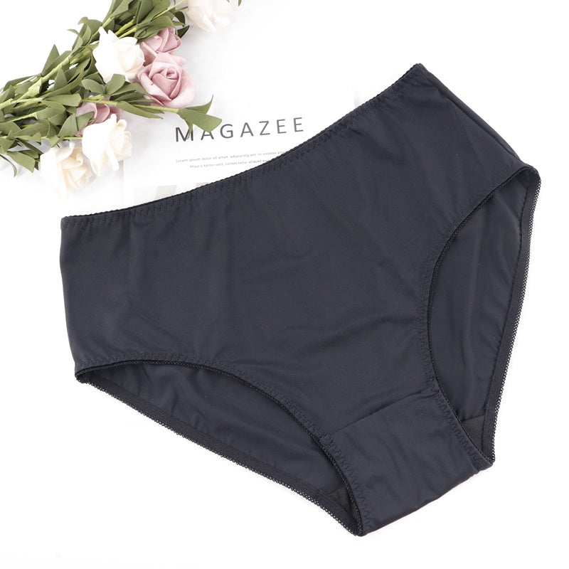 Women's high waist sexy cotton briefs