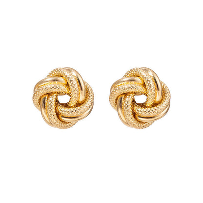 New European And American 18K Gold Plating Earrings
