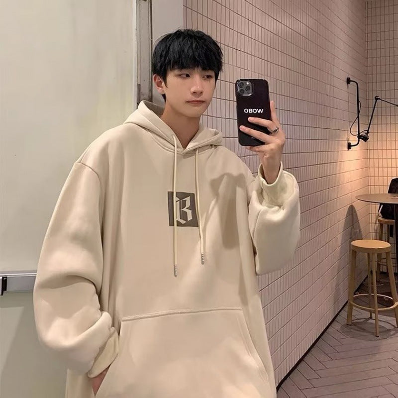 Vintage Hooded Oversized Sweater Jacket