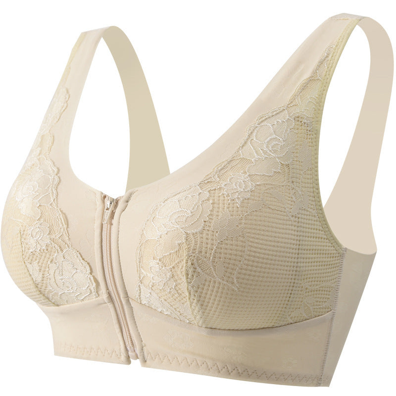 Ice silk front button underwear