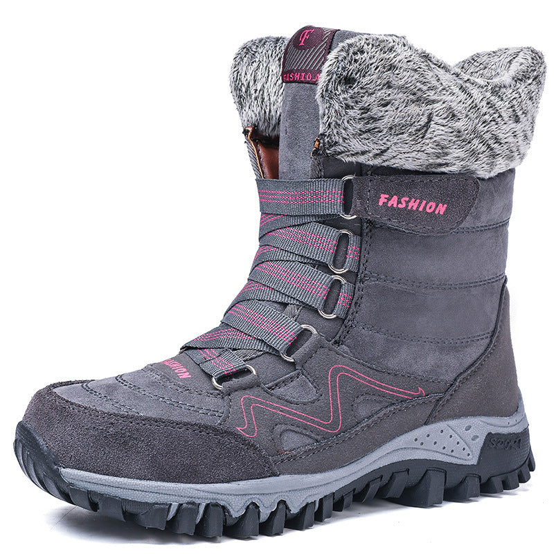 Snow boots high-top plus velvet padded non-slip cotton boots