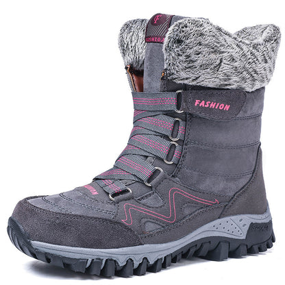 Snow boots high-top plus velvet padded non-slip cotton boots