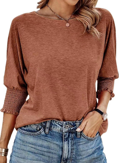 Women's Stylish Loose Round Neck T-shirt