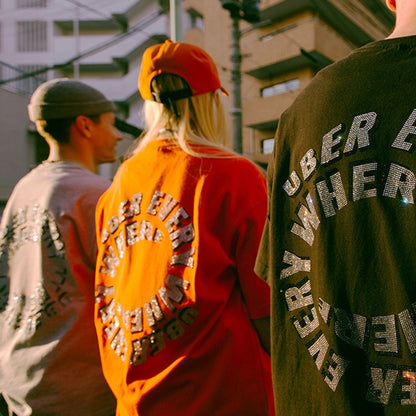 English hot drill hemp cotton T-shirt