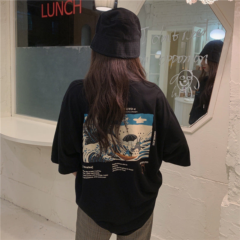 Women's printed short sleeve t-shirt