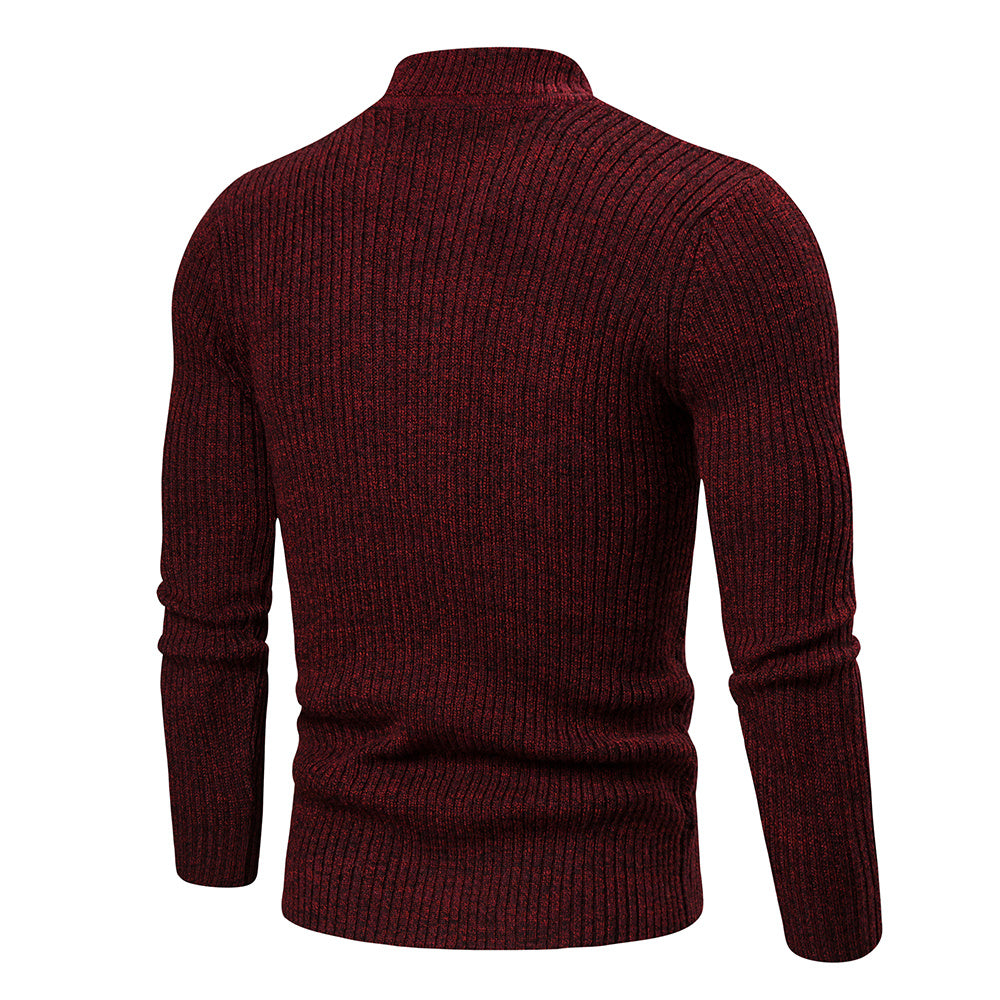 Men's Fashion Trend Twisted Long-Sleeved Sweater Casual Sports Sweater