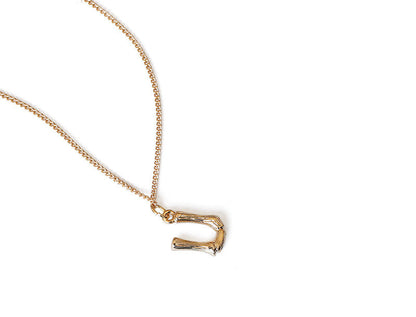 Female retro style pendant clavicle chain
