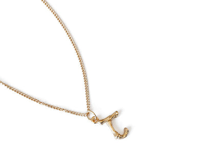 Female retro style pendant clavicle chain