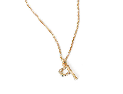 Female retro style pendant clavicle chain