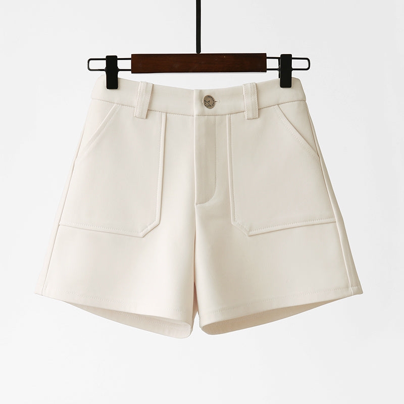 High Waist Slim Black Suit Casual Pants