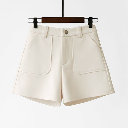 High Waist Slim Black Suit Casual Pants