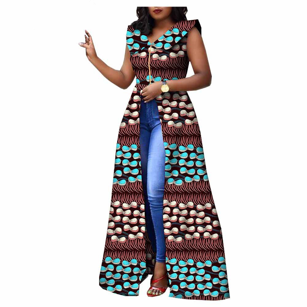 Double-sided Printed Cotton Batik Fashion Ladies Dress