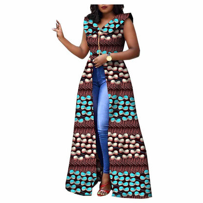 Double-sided Printed Cotton Batik Fashion Ladies Dress