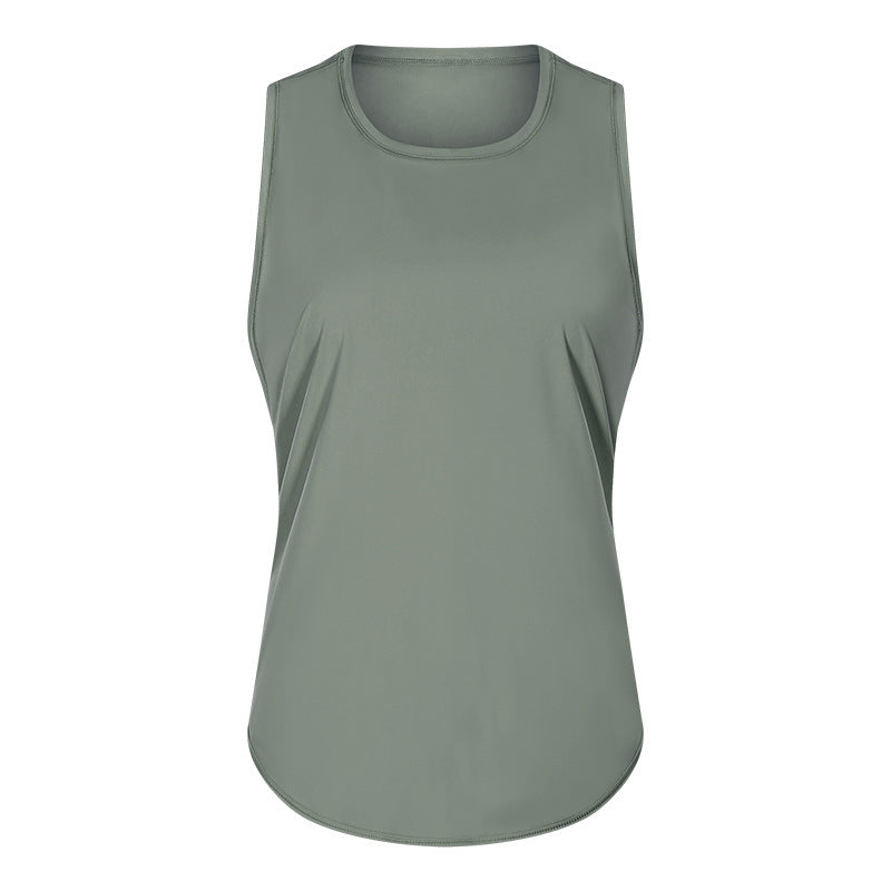 Vest T-shirt Running Strap Quick-drying Breathable Loose Yoga Sleeveless Blouse