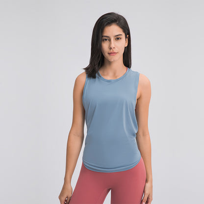 Vest T-shirt Running Strap Quick-drying Breathable Loose Yoga Sleeveless Blouse
